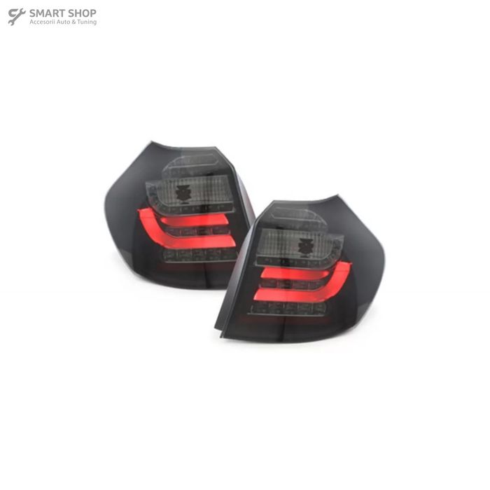 Stopuri LED BMW Seria 1 E81 E87 (09.2007-2011) Negru Fumuriu