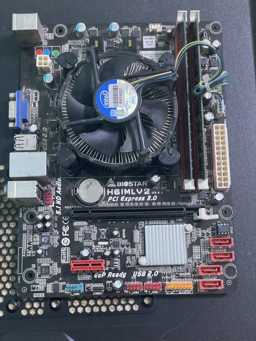 Продам комплект Материнская плата + процессор+Озу+Видеокарта