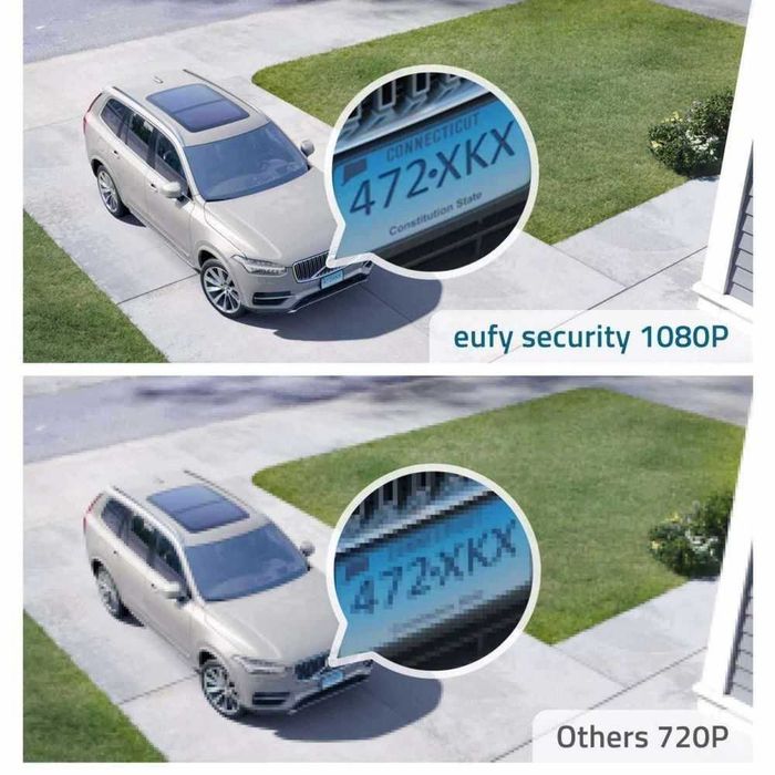 Sistem de supraveghere video eufyCam 2C Security wireless, HD 1080p, 2.1 MP, IP67, Nightvision,