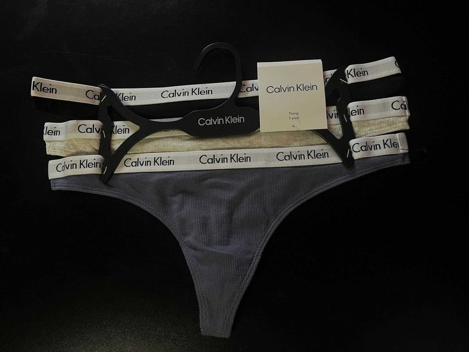 Chiloti de dama Calvin Klein, cu pretul pe ei , seturi 3 perechi