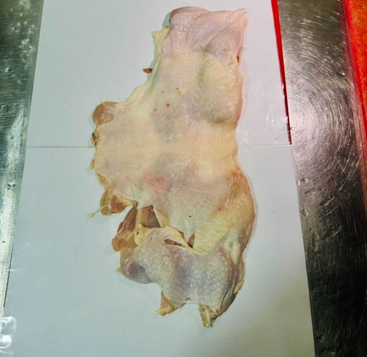 Обвалка окорочка со шкуркой