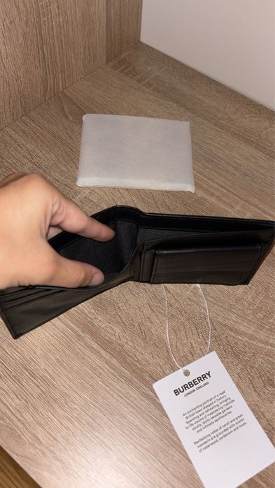Portofel Burberry negru
