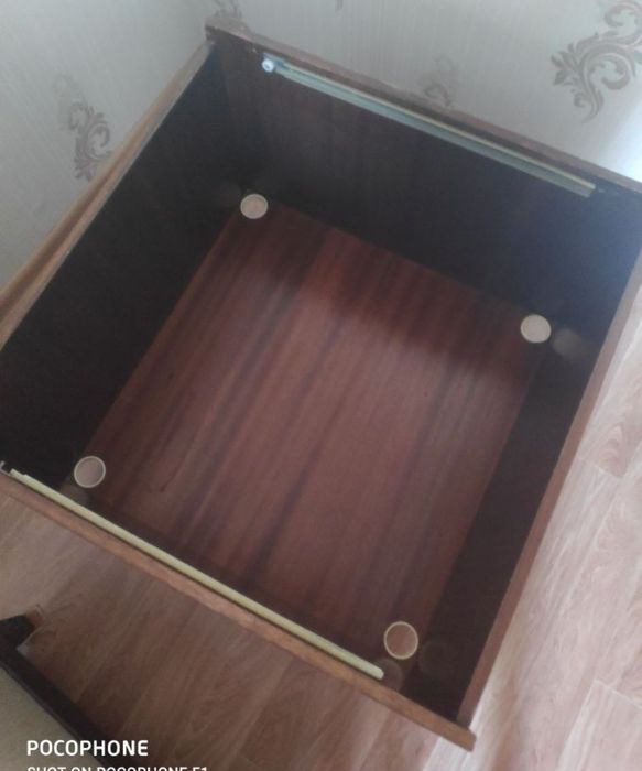 Советская полированная тумба