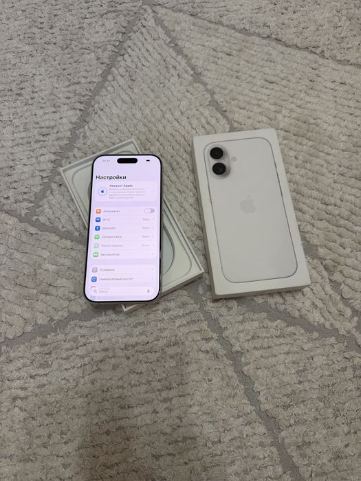 Айфон 17 256 ГБ iPhone 17 87 % АКБ с коробкой ВСЕ РАБОТАЕТ АСТАНА