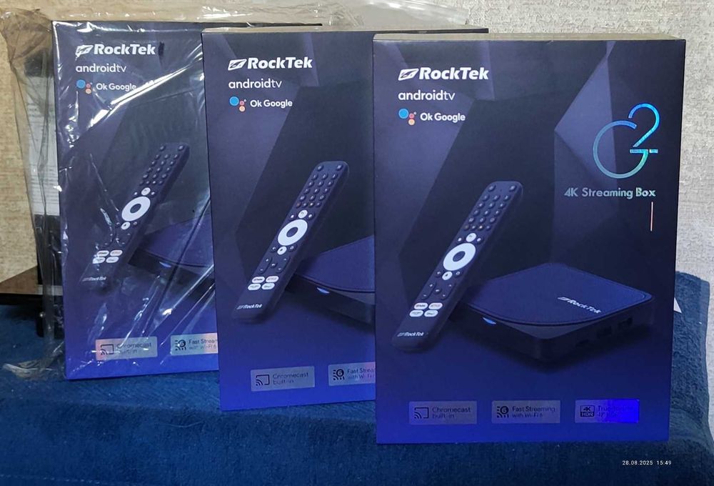 Rock Tek tv box 4/32 Amlogic S905X4-J