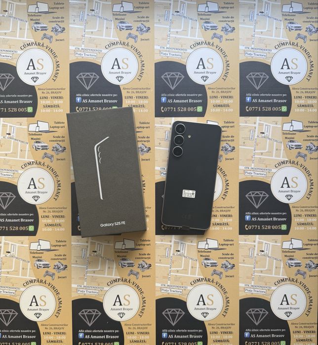Samsung Galaxy S25 Fe 5G 128Gb 8Gb Ram JetBlack Nou