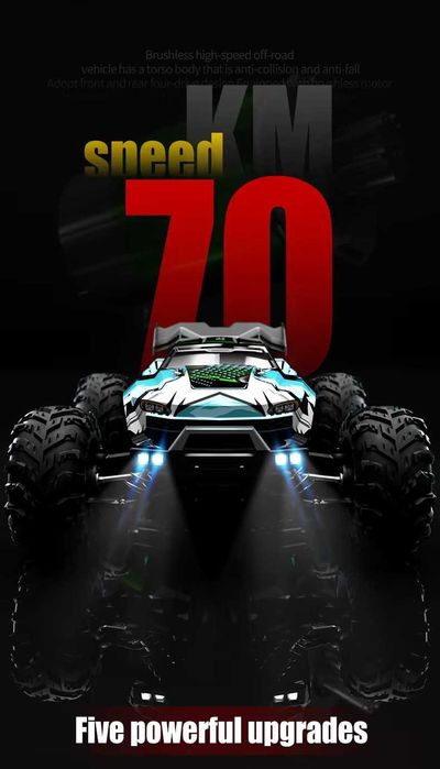 Masina off road cu telecomandă 1:16 4x4, 70 km/h Motor fără perii