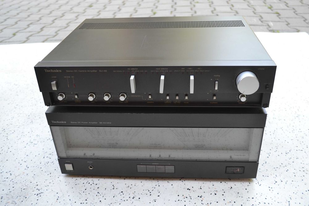 Amplificator putere Technics SE-A 5 MK 2 cu Preamplificator Technics SU-A 6
