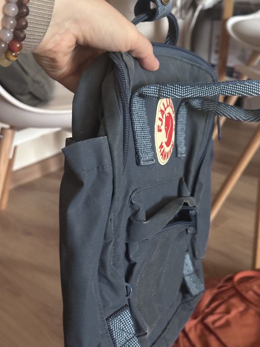 Оригинална раница Fjällräven Kånken Mini – Синя / Добро състояние