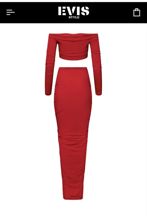 Evis  топ и пола сет хс/с дамски комплект