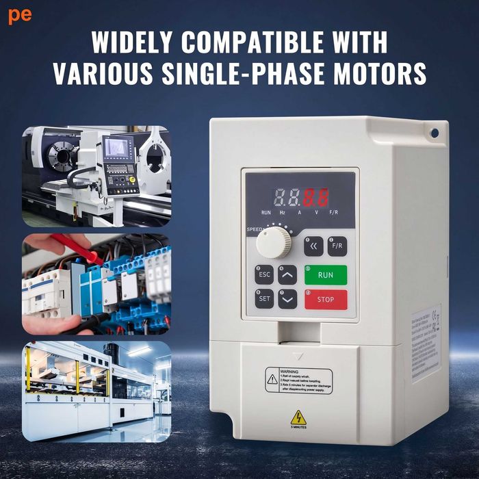 Convertizor Frecventa VFD 4CP 3kW 14A, Intrare 220V 1/3 Faze, Iesire 0-2000Hz