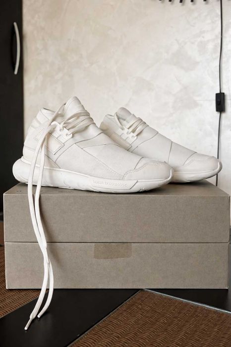 Adidas Y-3 Qasa scuba high-top sneakers 37 1/3