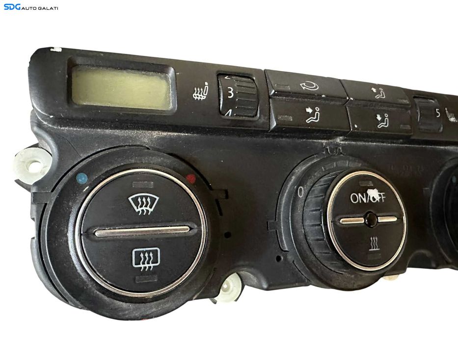Panou Comanda AC Clima Climatronic Aer Conditionat cu Incalzire Scaune Volkswagen Touran 2003 - 2010 [V0610]