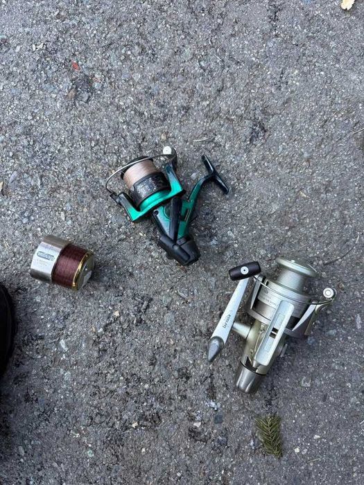 Set pescuit mulinete, swingere, saltea, scaun