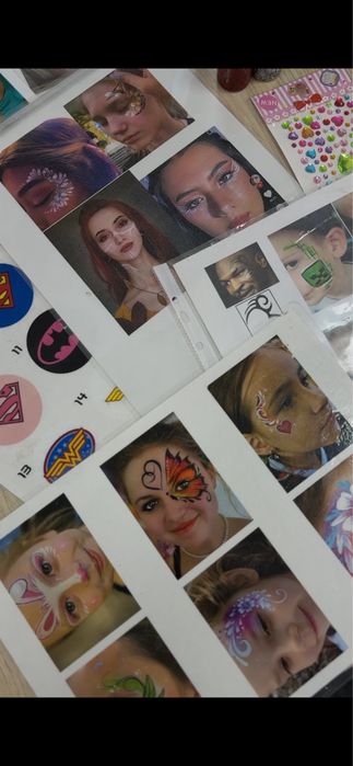 Аквагрим на детских и взрослых лицах