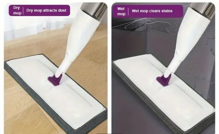 Вращающийся Плоский швабра с распылителем