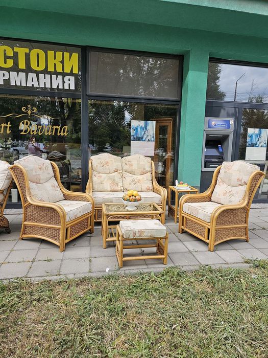 Естествен ратанов мебели