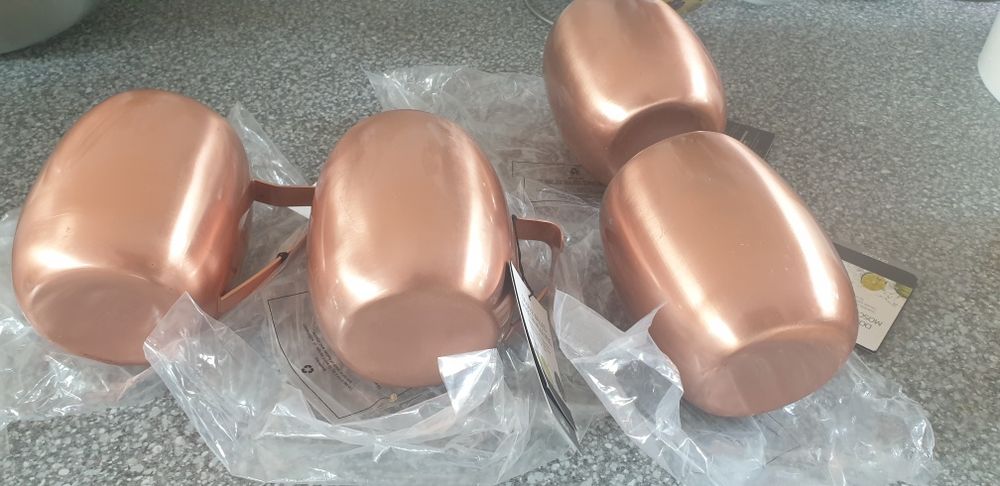 4 cani cu pereți dublu 450 ml