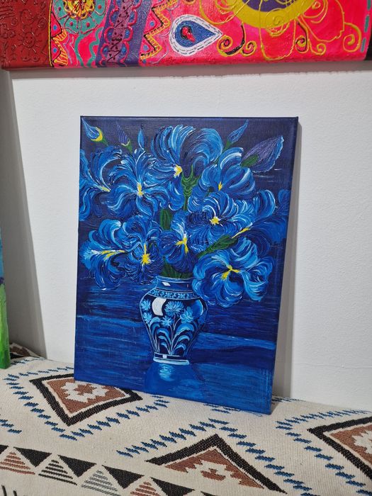 Картина " Синие ирисы""