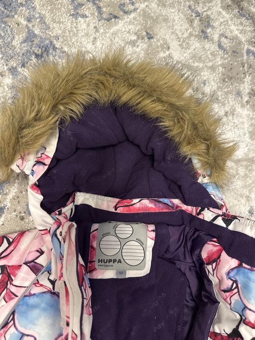 Комбинизон для девочки, зимний huppa
