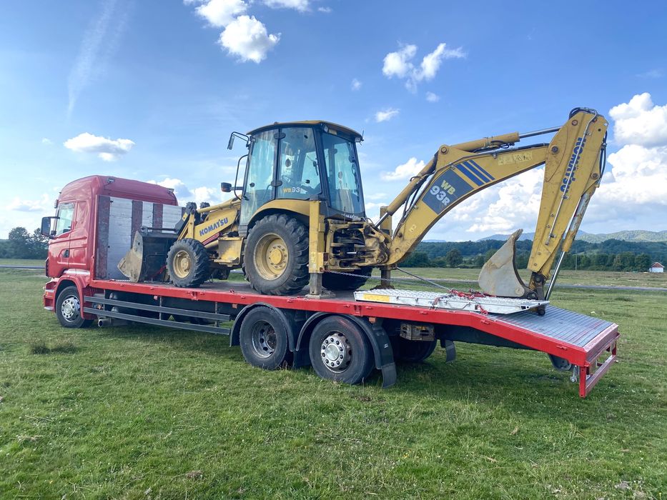 Transport utilaje constructii, utilaje agricole, nacele,