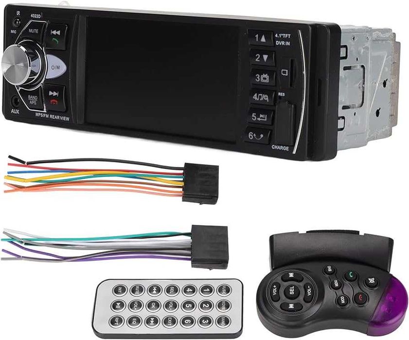 АВТО MP5 плеър 4022D 1 DIN 4 инча BLUETOOTH, FM  + камера за задно виж