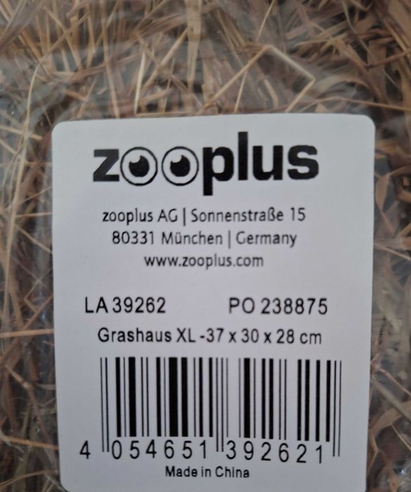 casuta din iarba pentru iepure, hamster, animale mici.