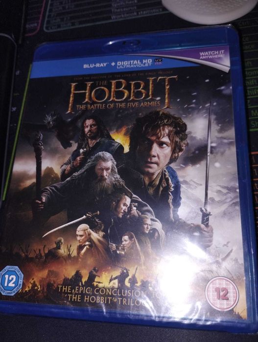 „Хобит: Неочаквано пътешествие“ Blu-ray нов, с повреди по корицата