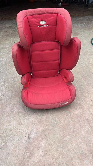 Scaun auto Kinderkraft Expander cu isofix, 15-36 kg, Rosu