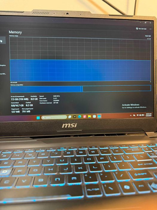 Laptop MSI / I7 Gen.13 / 16 GB RAM DDR5 / RTX 4060 / Garantie *Krom Amanet Margeanului *