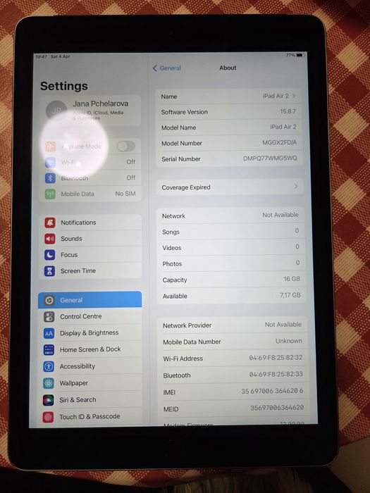 ipad Air 2 16 GB