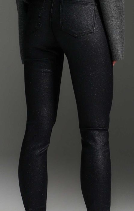 Дънки skinny цвят черен