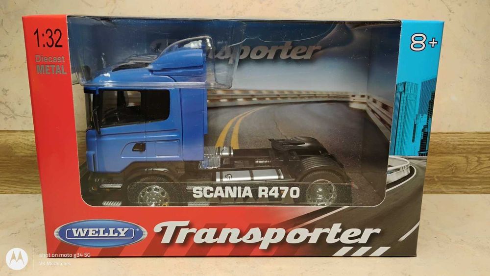 Scania R470 мащб 1:32 Welly