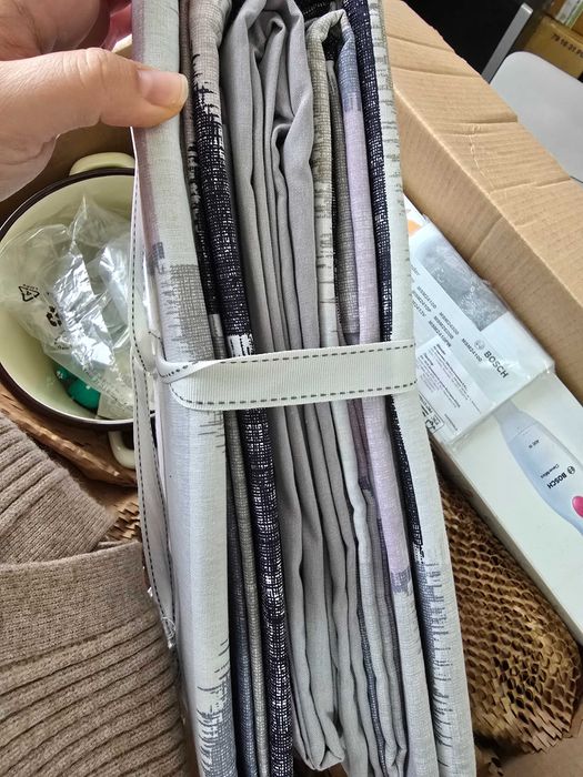 Lenjerie pat noua, English Home, finet, Damasc, noua