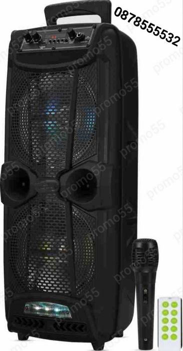 16 инча Караоке Колона 60см., Тонколона с Микрофон и  Блутут