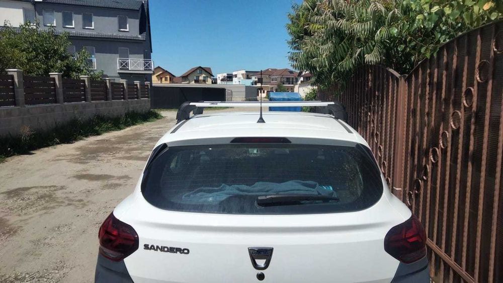 Bare portbagaj Dacia Logan 3, Sandero 3 / ALUMINIU AERO EDGE / NOI