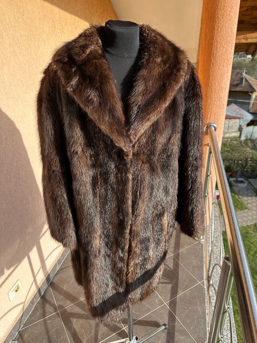 Blana naturala nutrie, marime L-XL