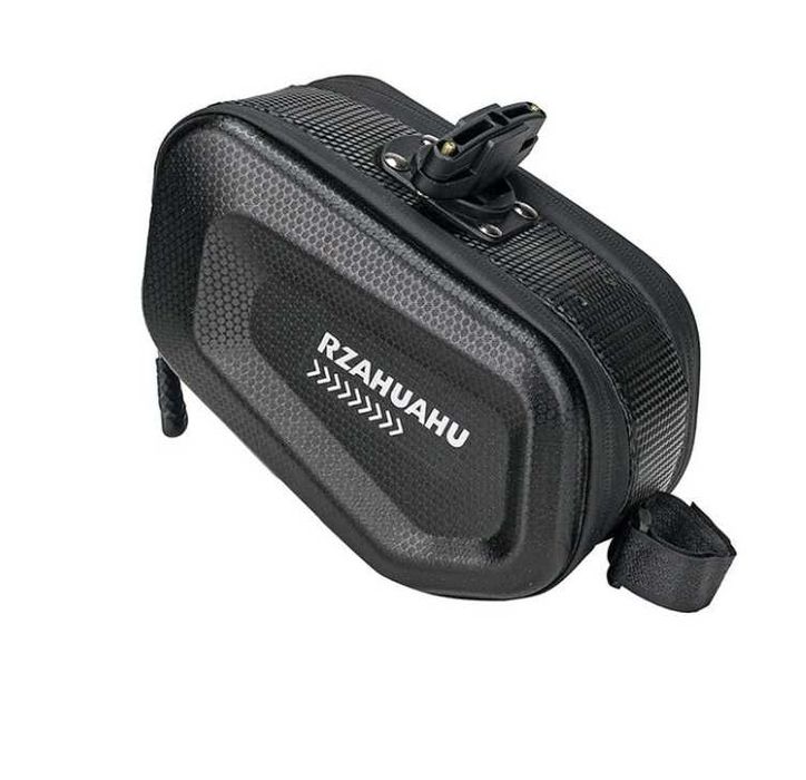 Borseta pt bicicleta, piele artificiala si carbon 20X12X12cm