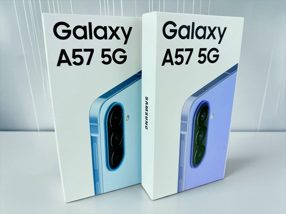 НОВ! Samsung Galaxy A57 5G 128GB 8RAM Icyblue / Lilac / Navy / Grey 2г. Гаранция!