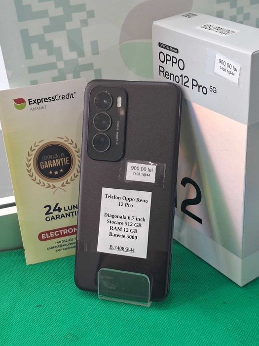 Oppo Reno 12 Pro 5G 12/512 Gb (Ag44 B7408) - Garantie 2 ani!