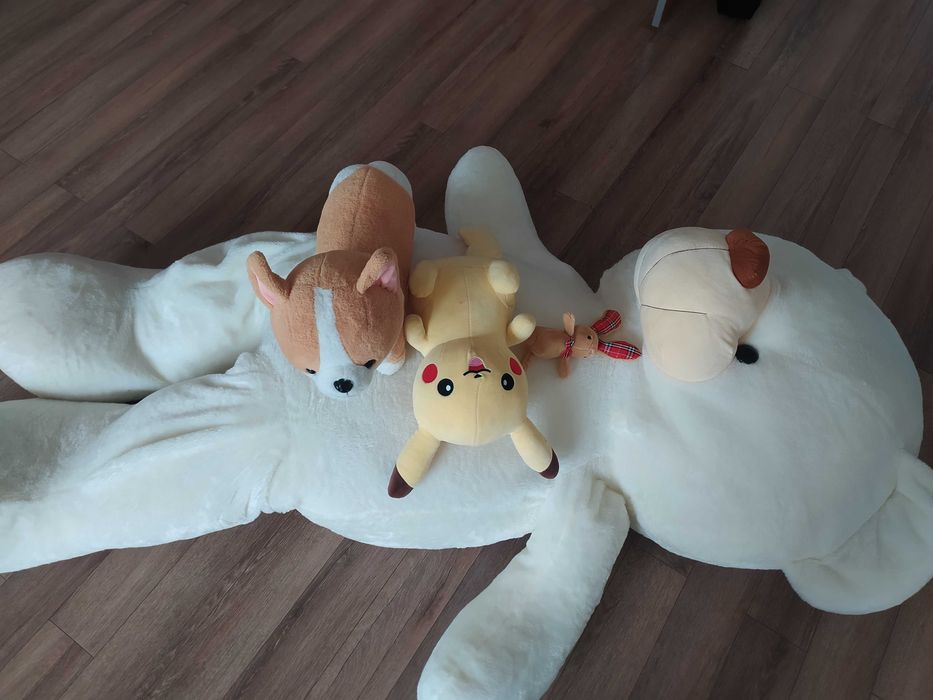 мишка плюшевый большой