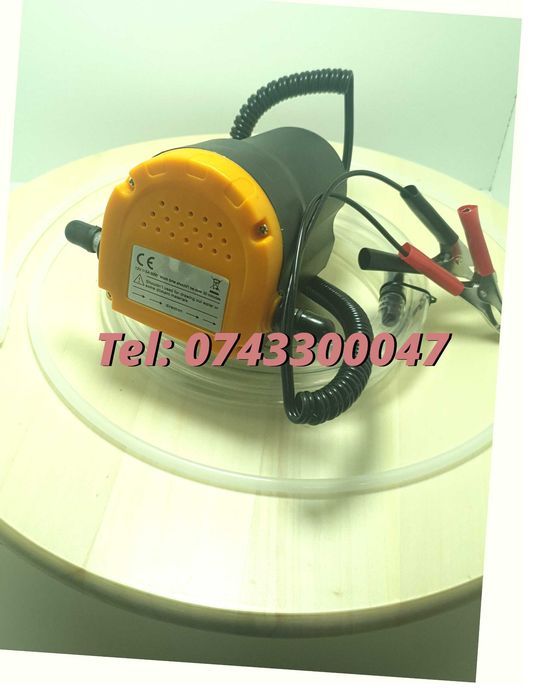 Livram Gratis - Dispozitiv Pompare Electrica Pt. Ulei 60W 12V