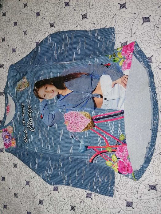 Bluza fetite 8  - 10 ani