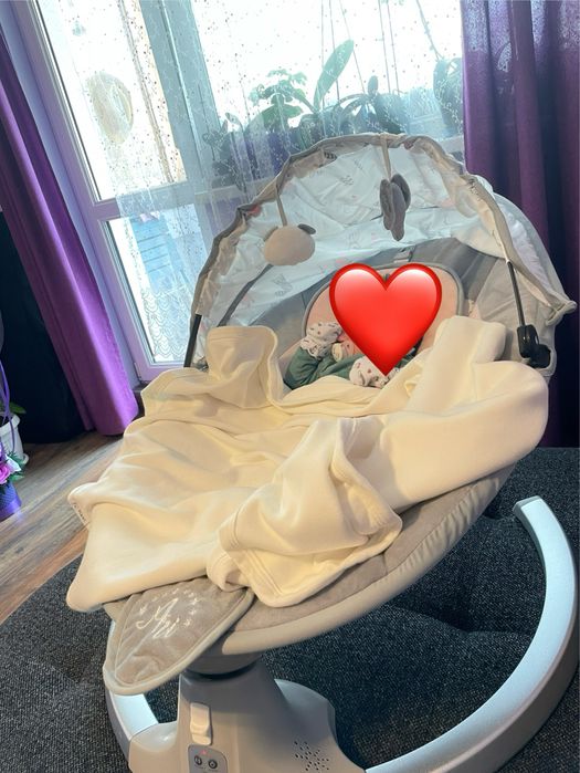 Електрическа люлка МОНИ ARI РОЗОВ