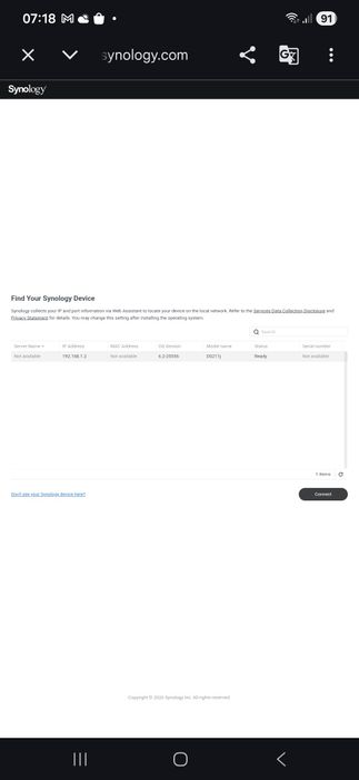 Synology DS211j NAS + 2x HDD WD 2TB (4TB total) – funcțional