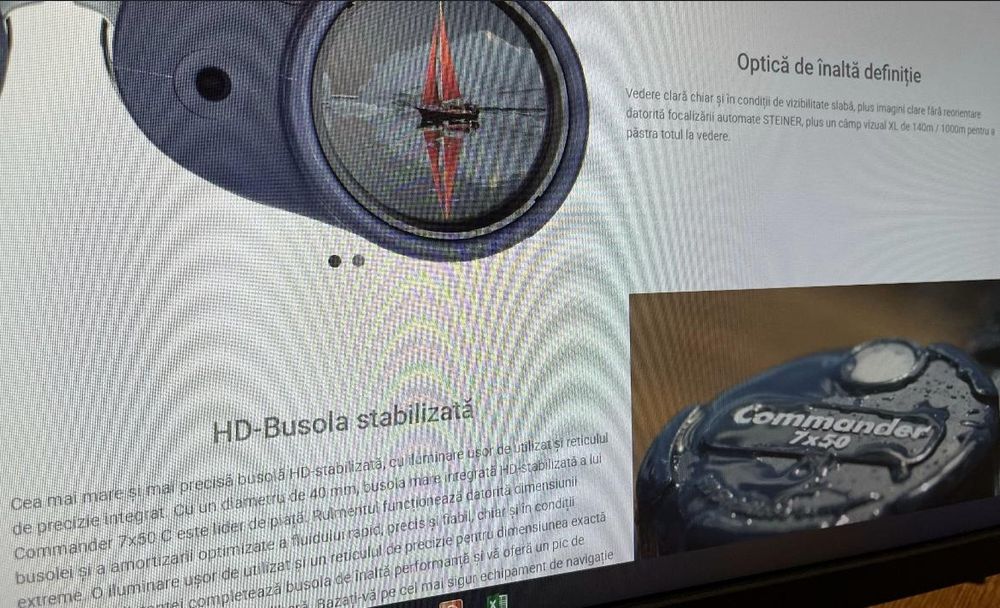 Amanet F28:Binoclu Steiner Commander 7x50 Pilot S busola hd stabil.