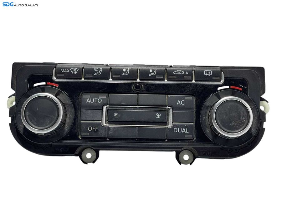 Panou Modul Unitate Comanda AC Aer Conditionat Clima Climatronic Dublu Dual Zone Volkswagen Passat B7 2010 - 2015 Cod 5K0907044AJ [L2864]