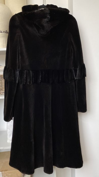 Шуба из стриженного бобра