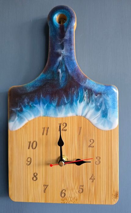 Ceas perete rasina epoxy