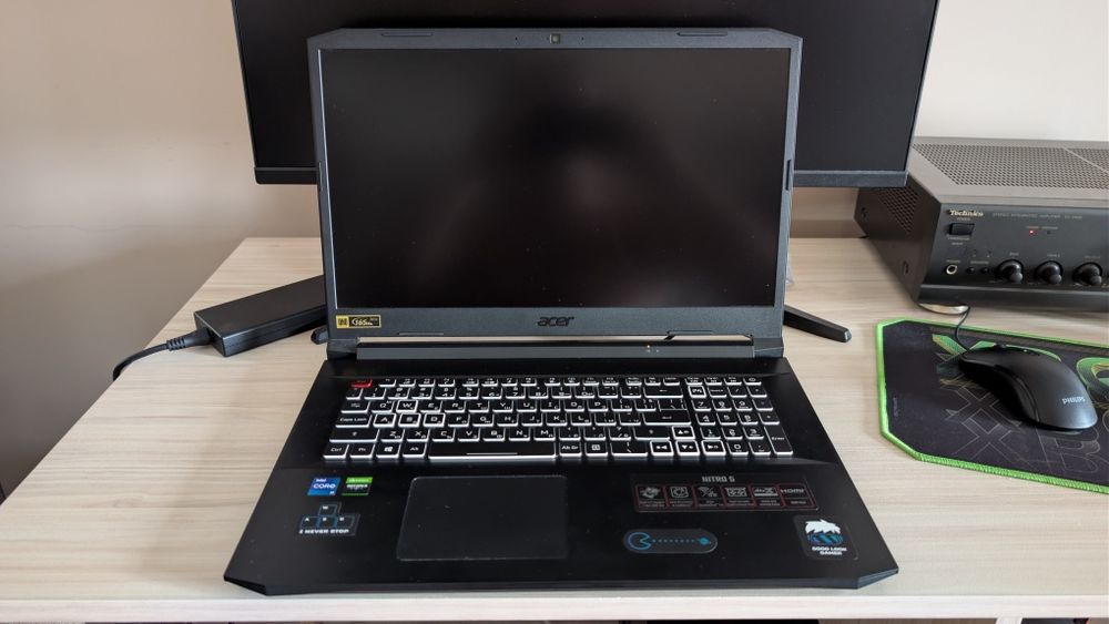 Геймърски лаптоп Acer Nitro 5 17.3 Intel i7 Rtx 3060 32GB RAM